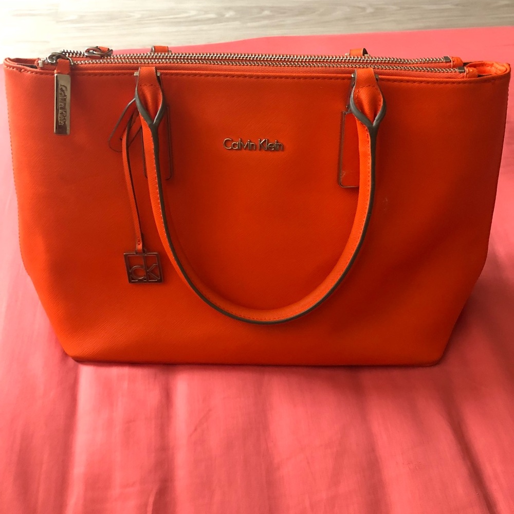 Ck original orange shoulder bag